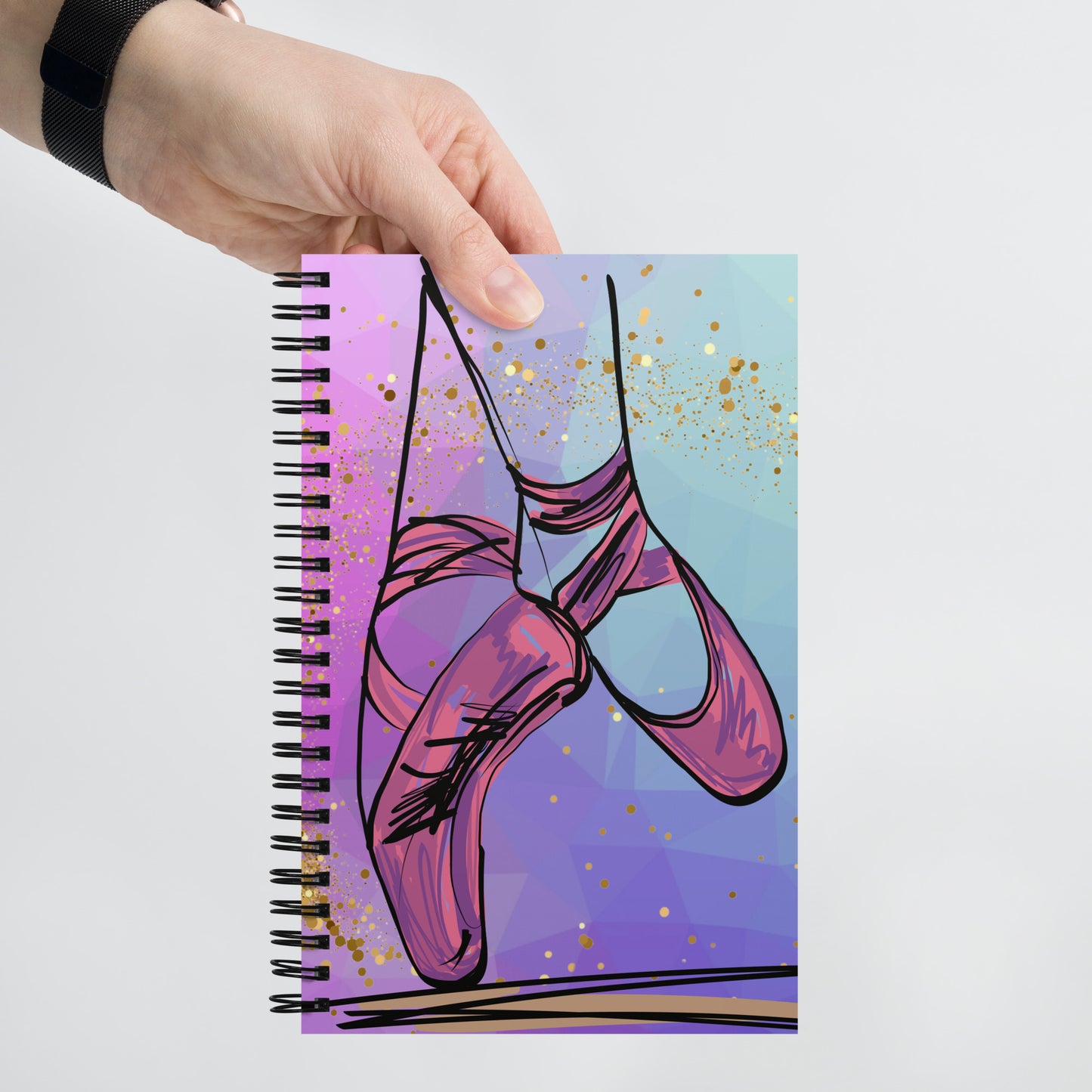 Ballet Shoes Spiral Notebook