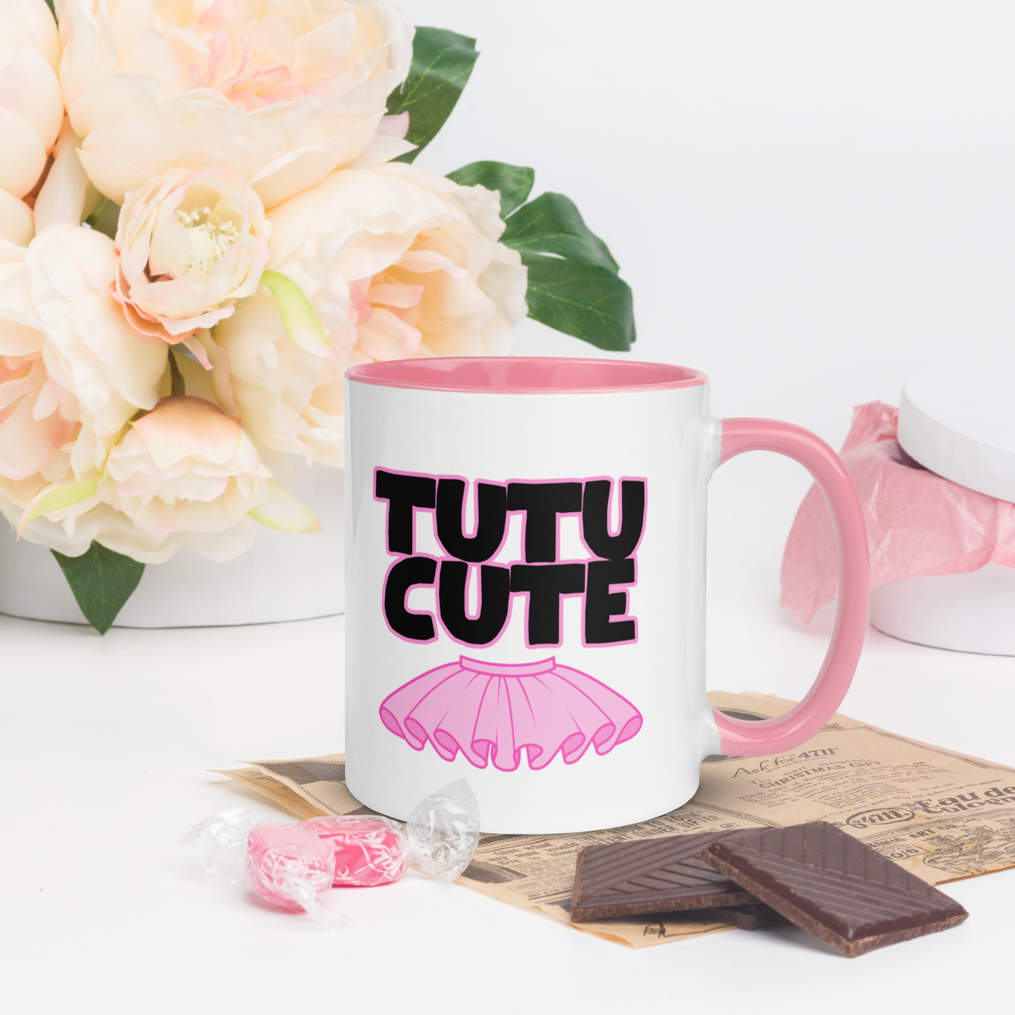 Tutu Cute Mug with Color Inside