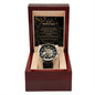 To My Bonus Son - Openwork Watch