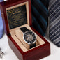 To My Bonus Son - Openwork Watch