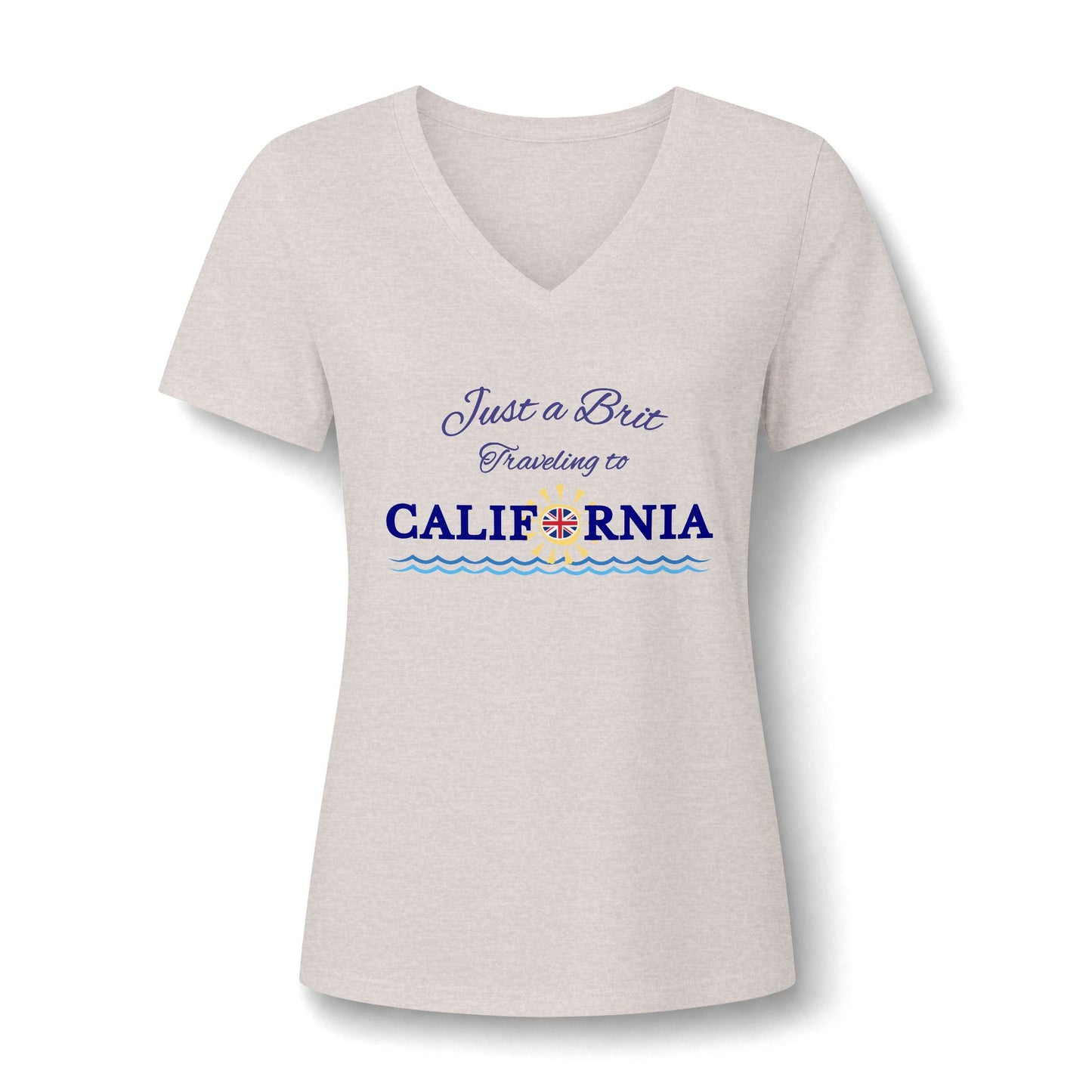 Just a Brit - California #2 - V-Neck Tee