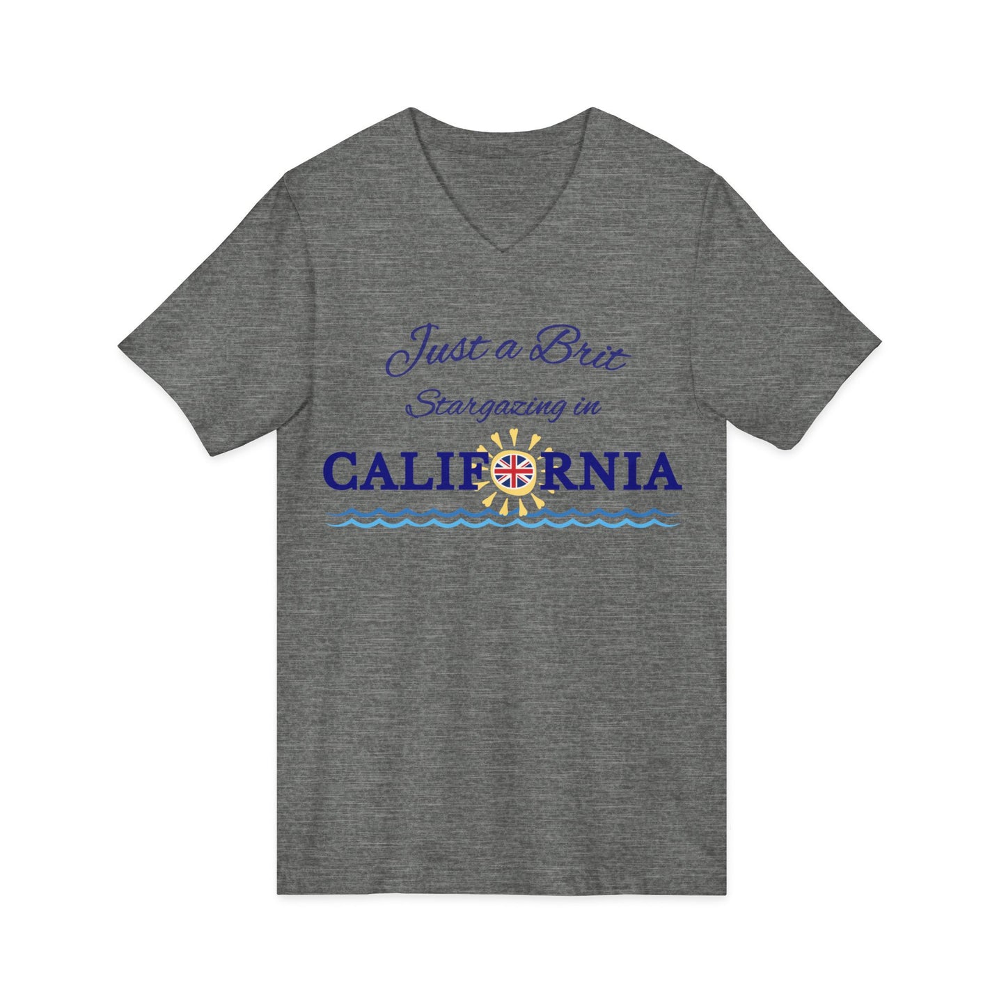 Just a Brit - California #3 - V-Neck Relaxed Tee