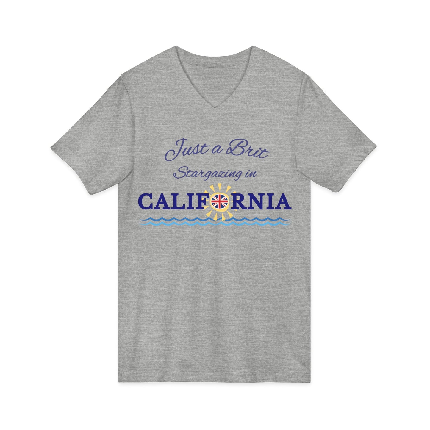 Just a Brit - California #3 - V-Neck Relaxed Tee