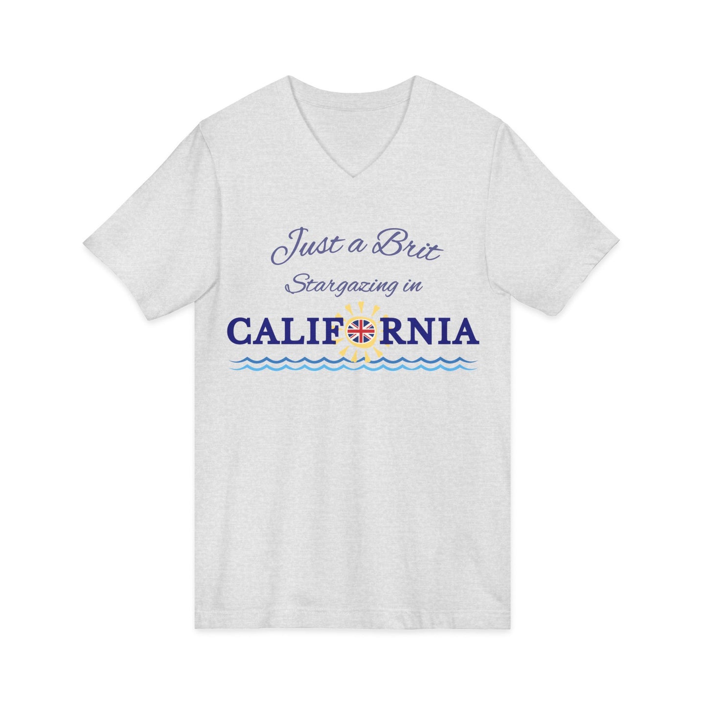 Just a Brit - California #3 - V-Neck Relaxed Tee