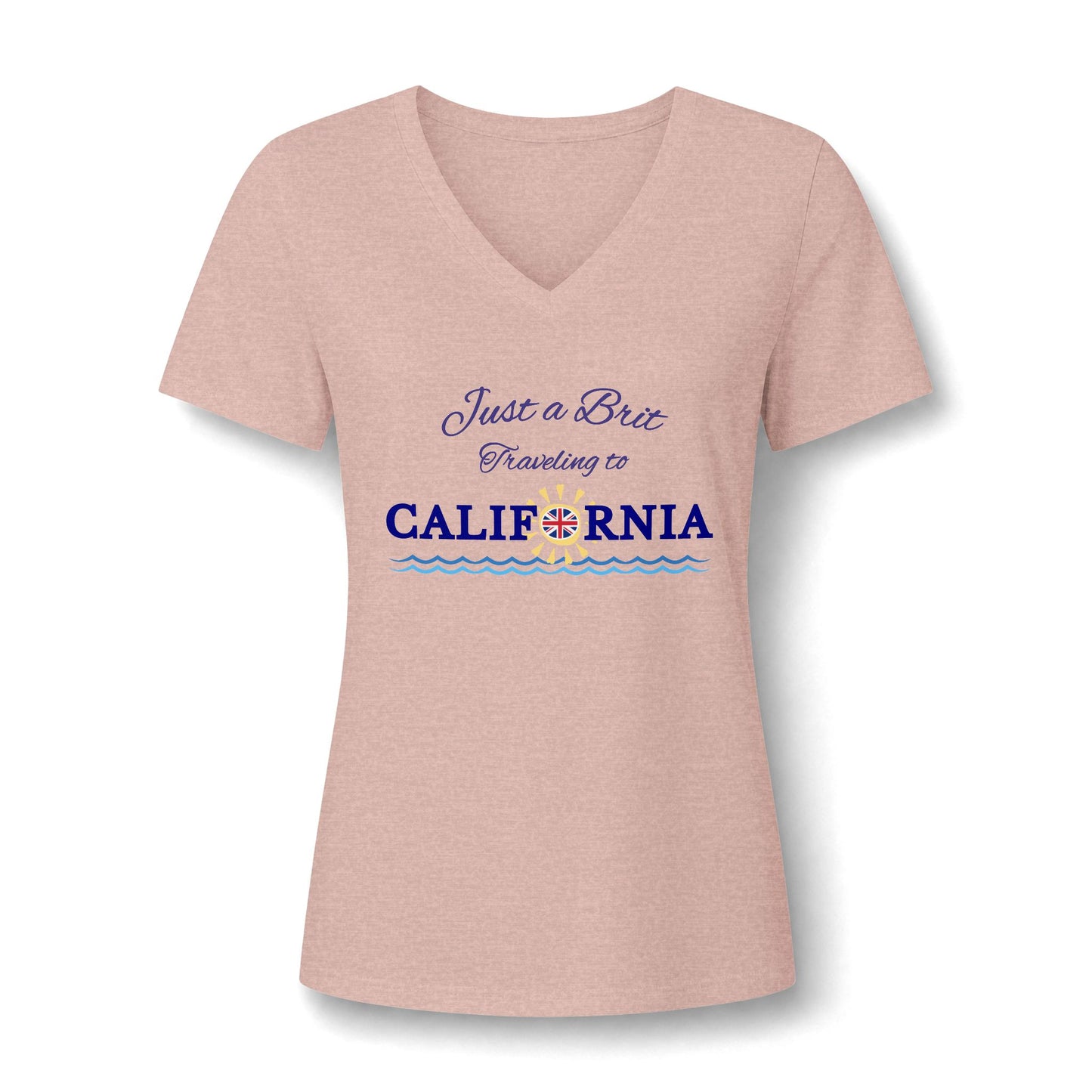 Just a Brit - California #2 - V-Neck Tee