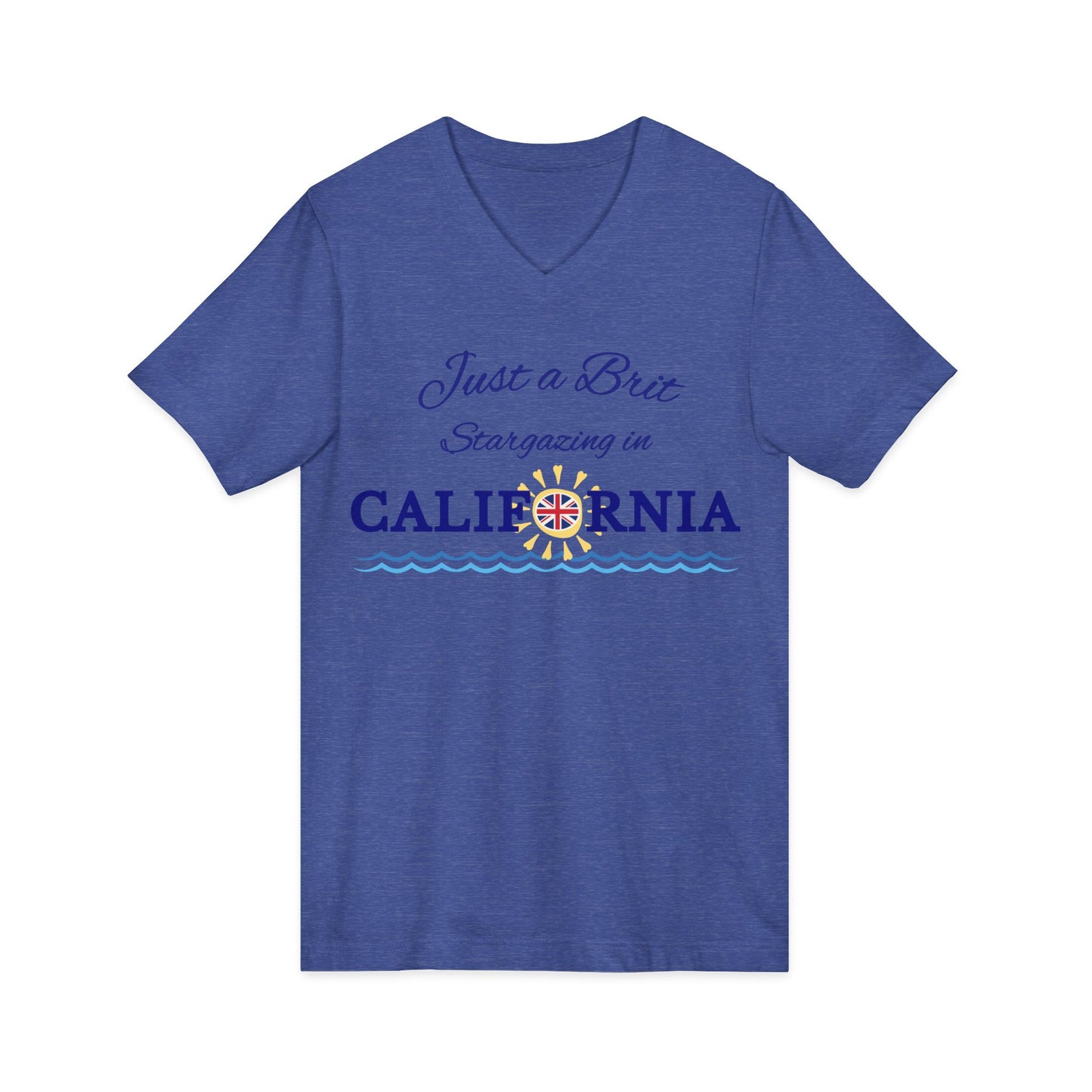 Just a Brit - California #3 - V-Neck Relaxed Tee