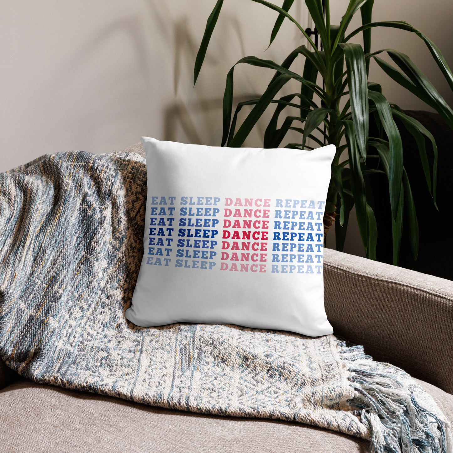 Eat Sleep Dance Repeat Pillow Case