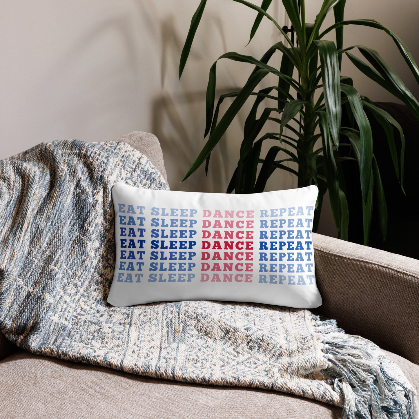 Eat Sleep Dance Repeat Pillow Case