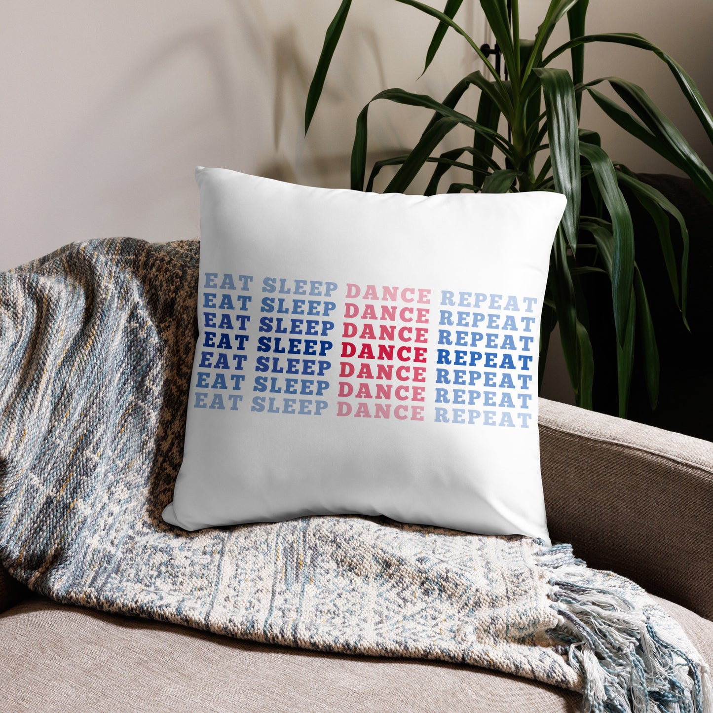 Eat Sleep Dance Repeat Pillow Case