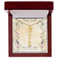 Birth Month Flower Name Necklace