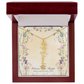 Birth Month Flower Name Necklace