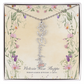 Birth Month Flower Name Necklace