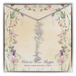 Birth Month Flower Name Necklace