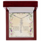 Birth Month Flower Name Necklace ~ British-Inspired Keepsake
