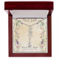 Birth Month Flower Name Necklace