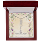 Birth Month Flower Name Necklace