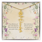Birth Month Flower Name Necklace ~ British Inspired Keepsake