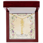 Birth Month Flower Name Necklace
