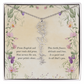 Birth Month Flower Name Necklace ~ British-Inspired Keepsake