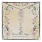 Birth Month Flower Name Necklace
