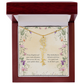 Birth Month Flower Name Necklace ~ British-Inspired Keepsake