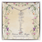 Birth Month Flower Name Necklace