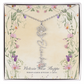 Birth Month Flower Name Necklace