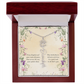 Birth Month Flower Name Necklace ~ British-Inspired Keepsake
