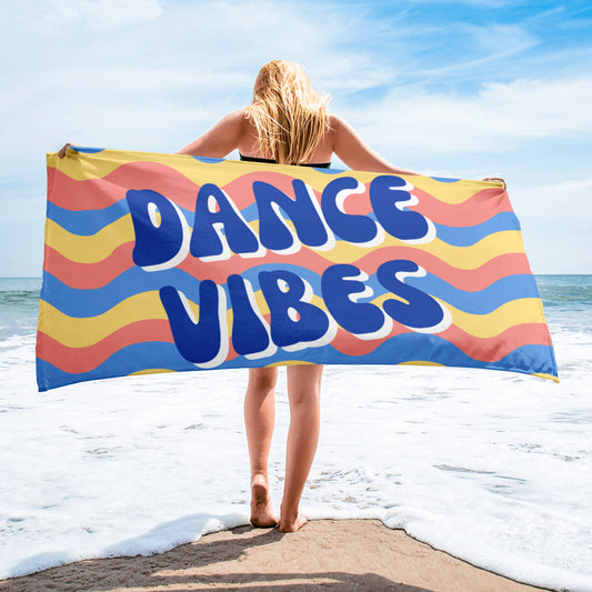 Dance Vibes Beach Towel