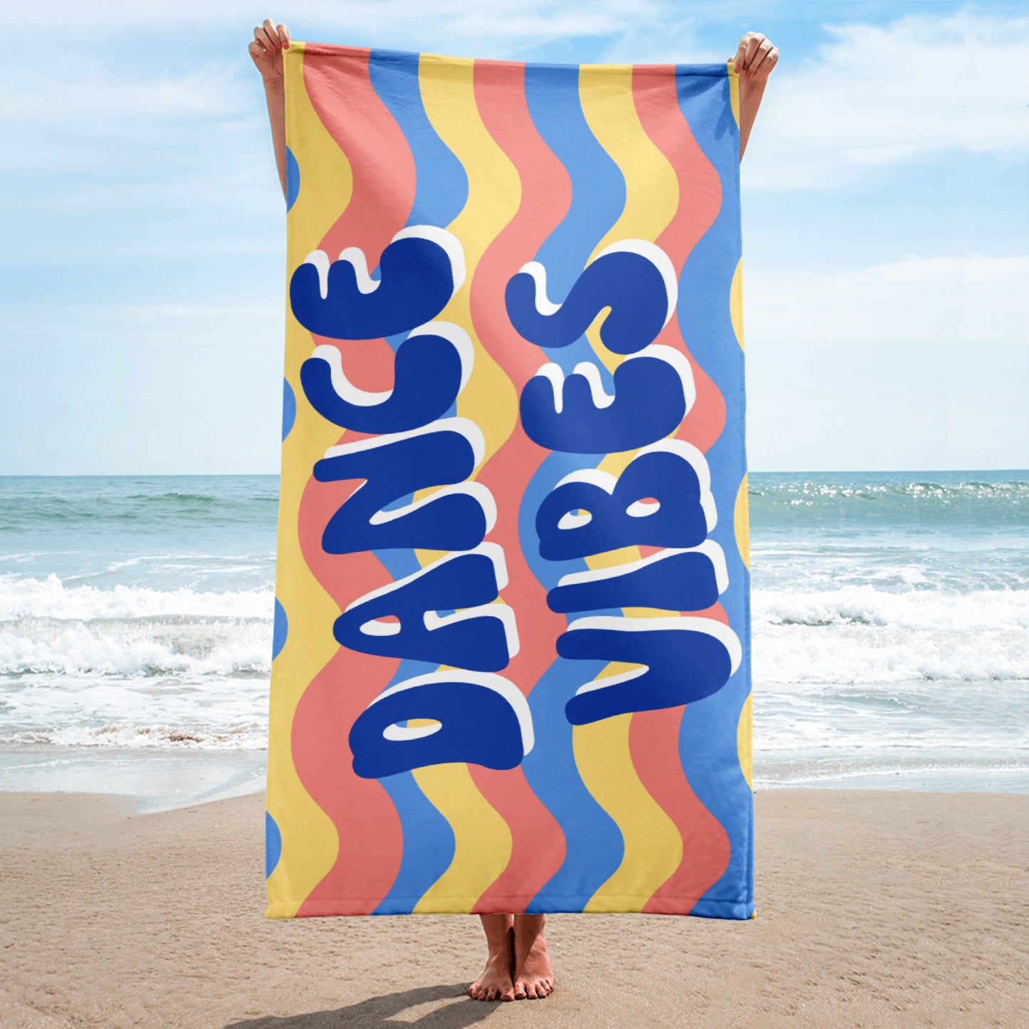 Dance Vibes Beach Towel