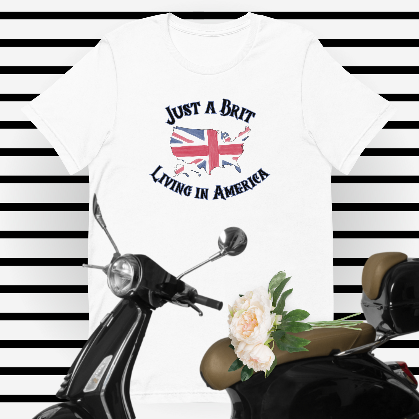 Just a Brit Unisex Tee - Living in America