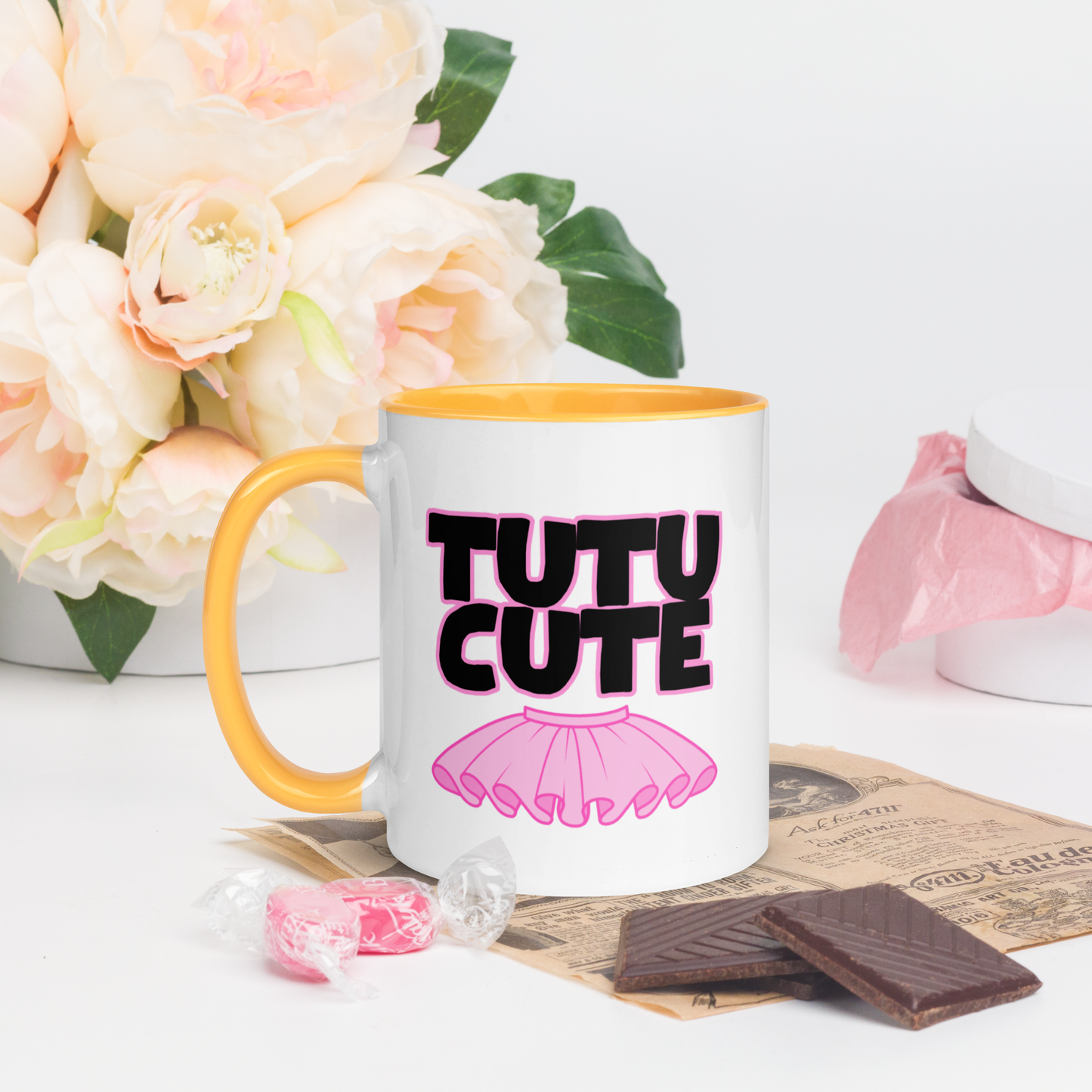 Tutu Cute Mug with Color Inside