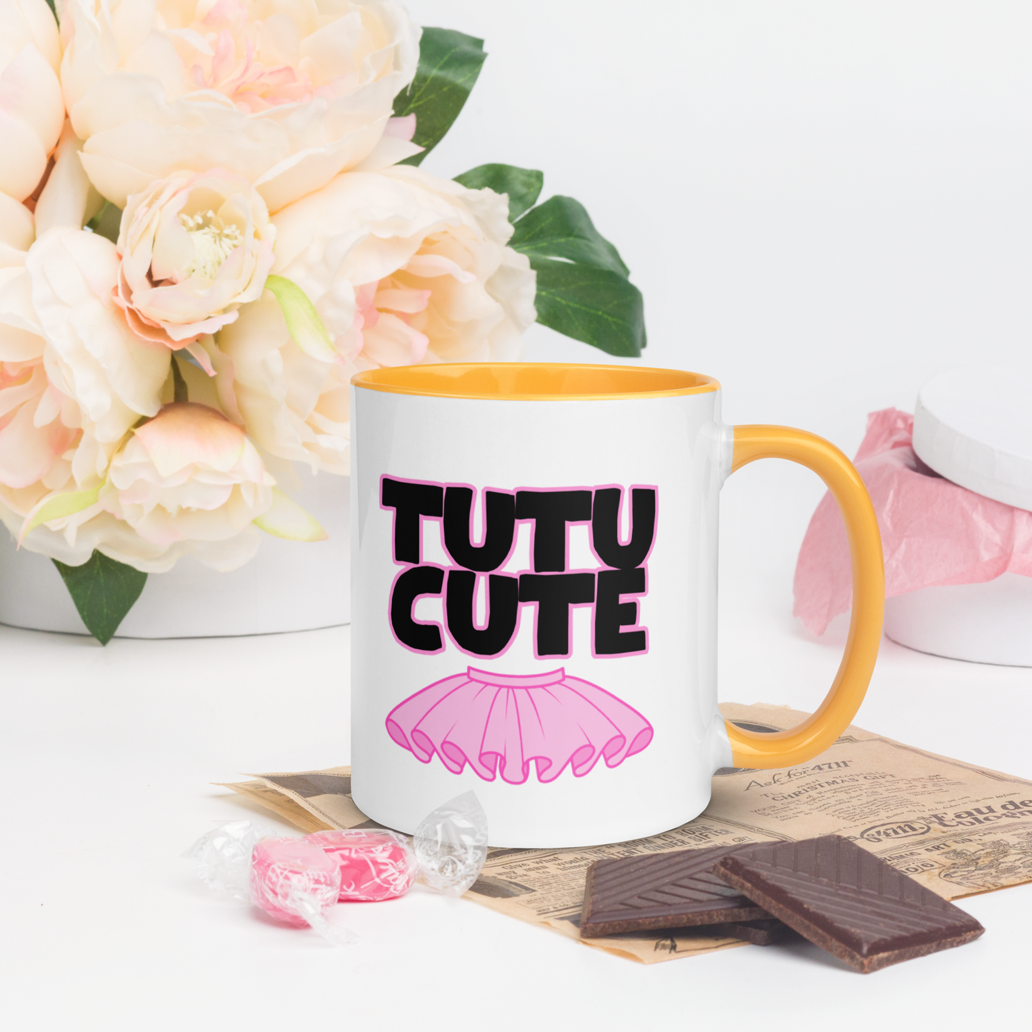 Tutu Cute Mug with Color Inside