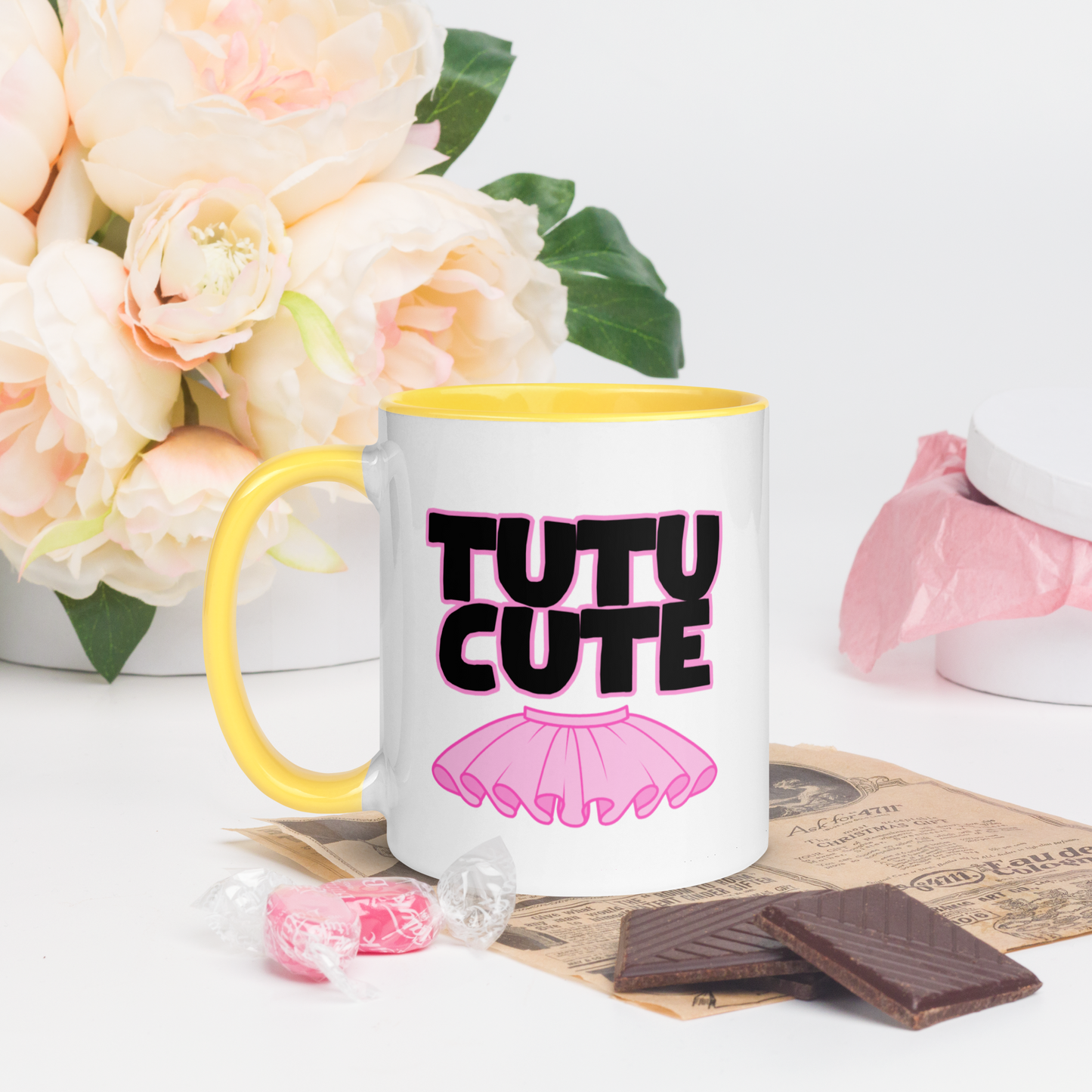 Tutu Cute Mug with Color Inside
