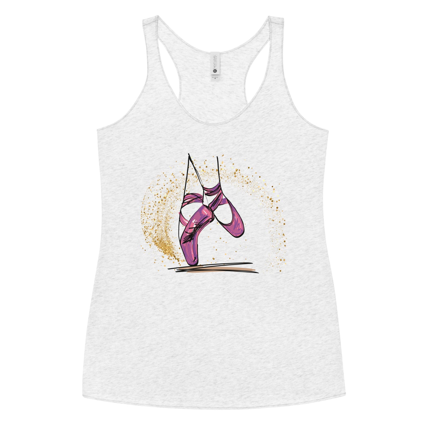 Ballet Shoes Women's Racerback Tank