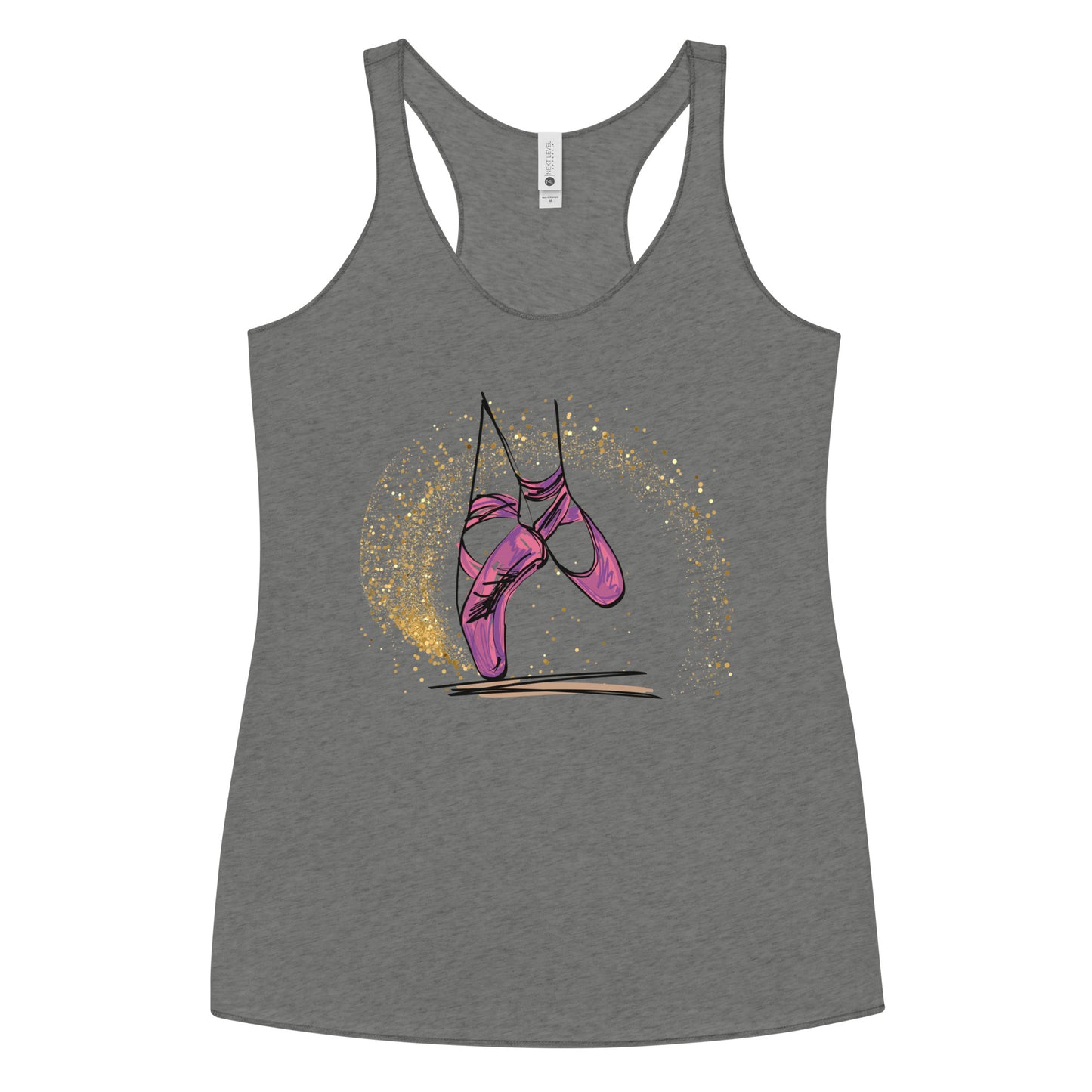 Ballet Shoes Women's Racerback Tank