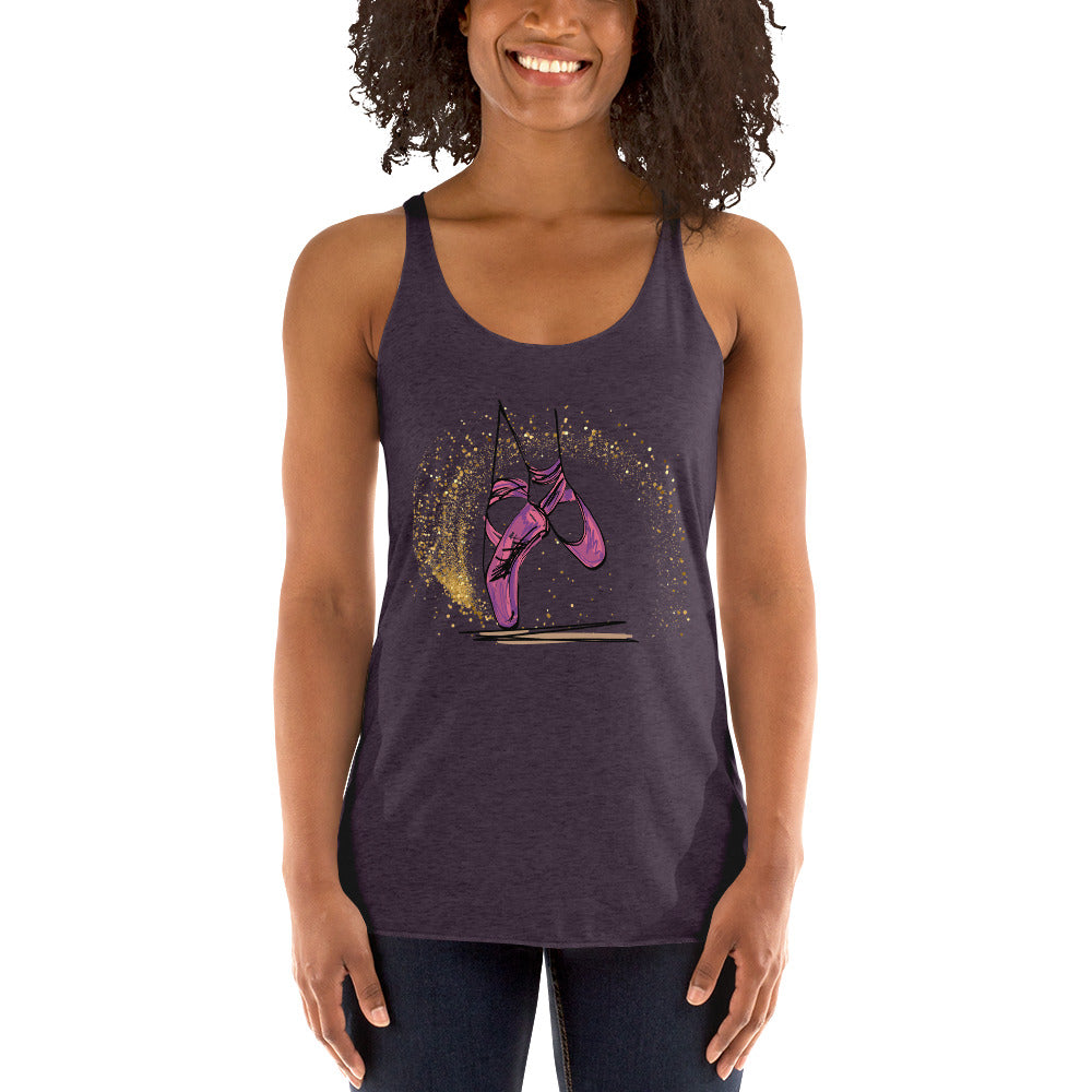 Ballet Shoes Women's Racerback Tank