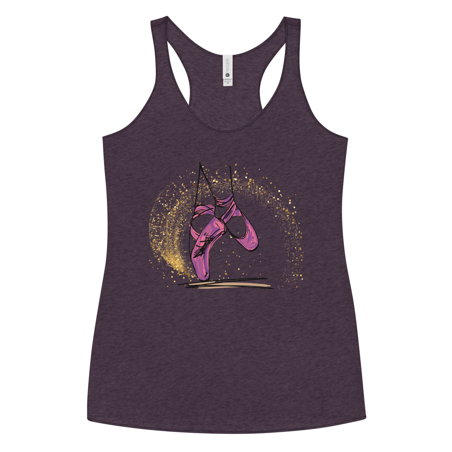 Ballet Shoes Women's Racerback Tank