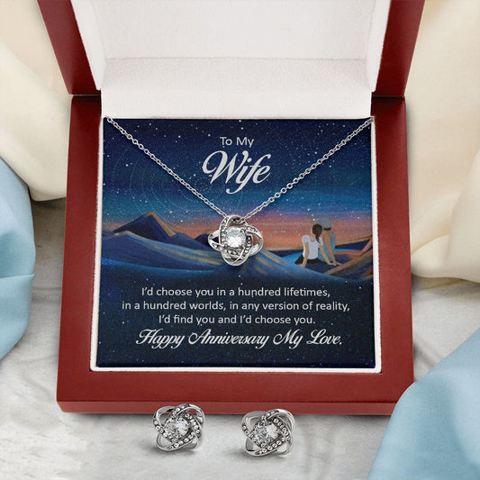 To My Wife - Happy Anniversary Love Knot