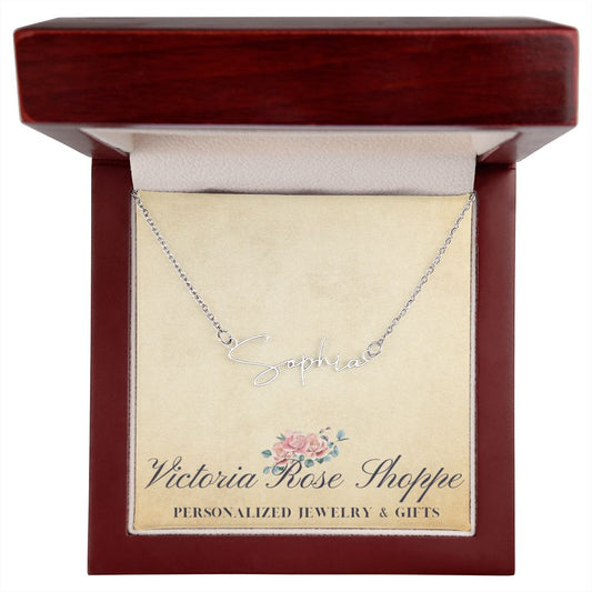 Signature Name Necklace